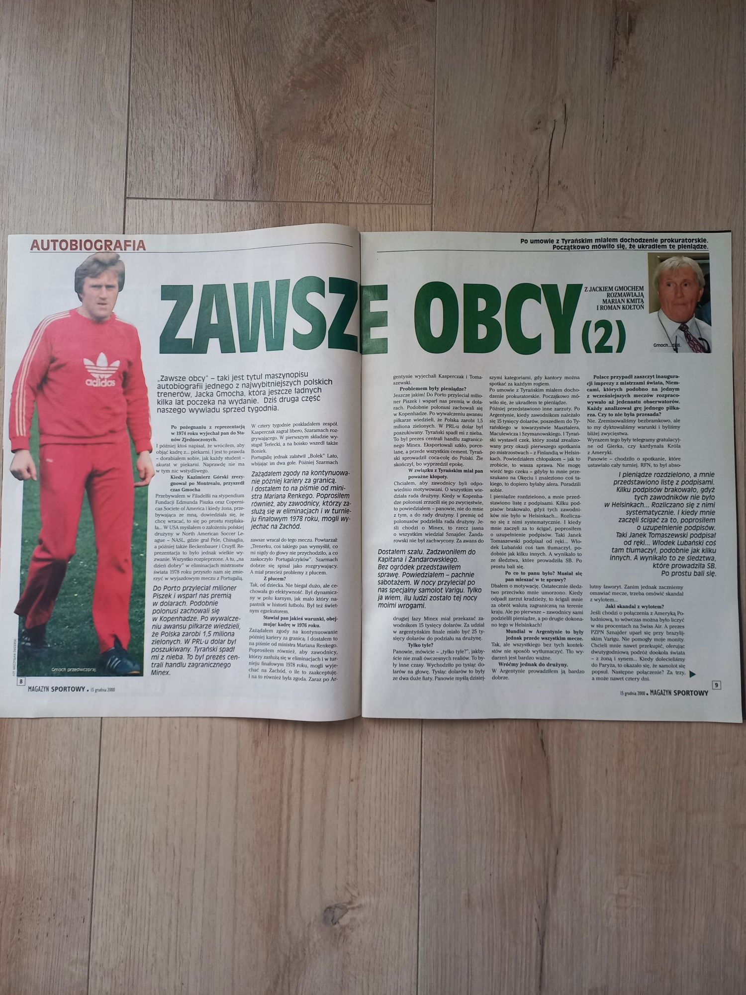 Magazyn Sportowy "Tempo" 15.12.2000r.