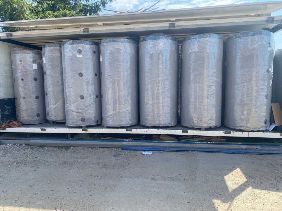 Zbiornik Buforowy Bufor Ciepła 1500L z 2 węż. 2.2m2