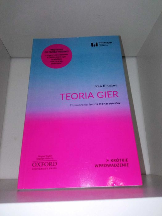 Ken Binmore. Teoria gier.