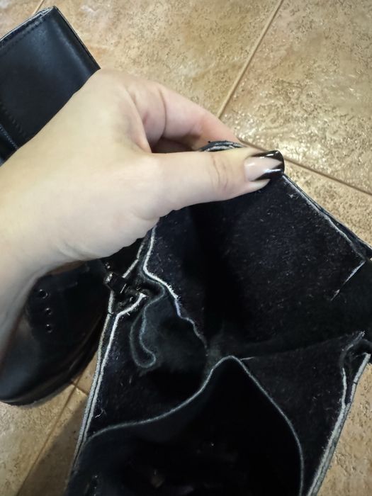 Чоловічі шкіряні берци, черевики 42