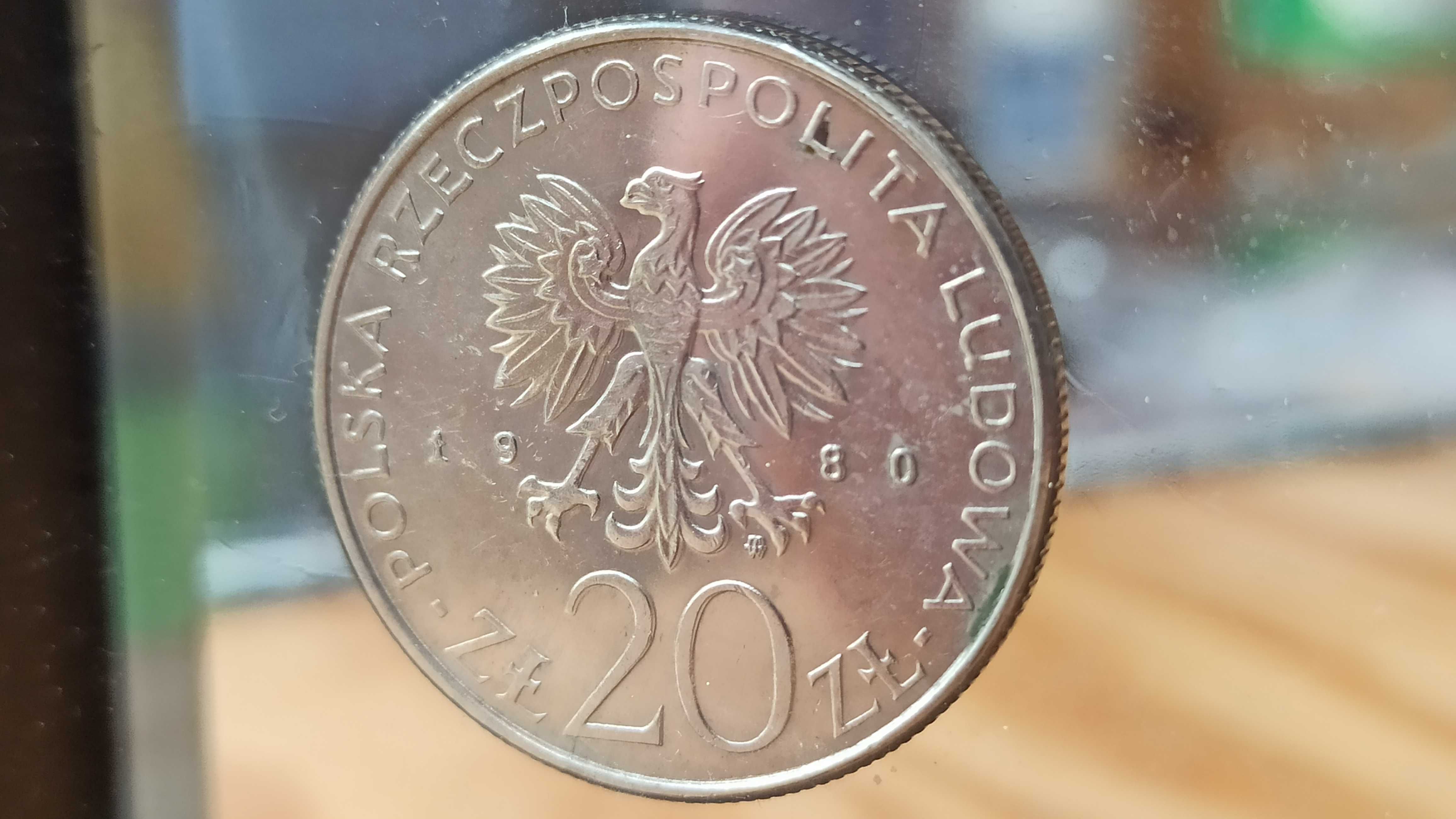 PRL, Moneta 20 złotych 50 Lat Daru Pomorza 1980r. / Mennicza