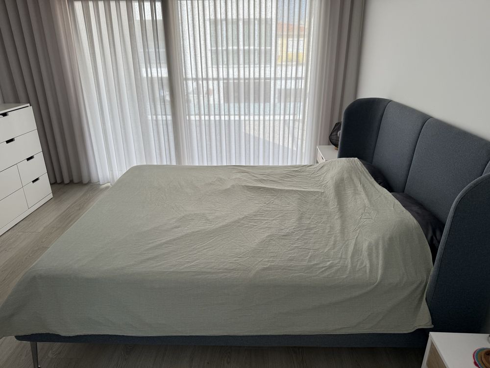 Cama IKEA TUFJORD + Colchão Koala Rest – 160x200 cm – Excelente estado