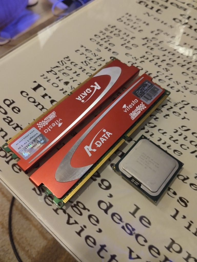 Części Retro PC a data vitesta 4gb ram + q6600 quad