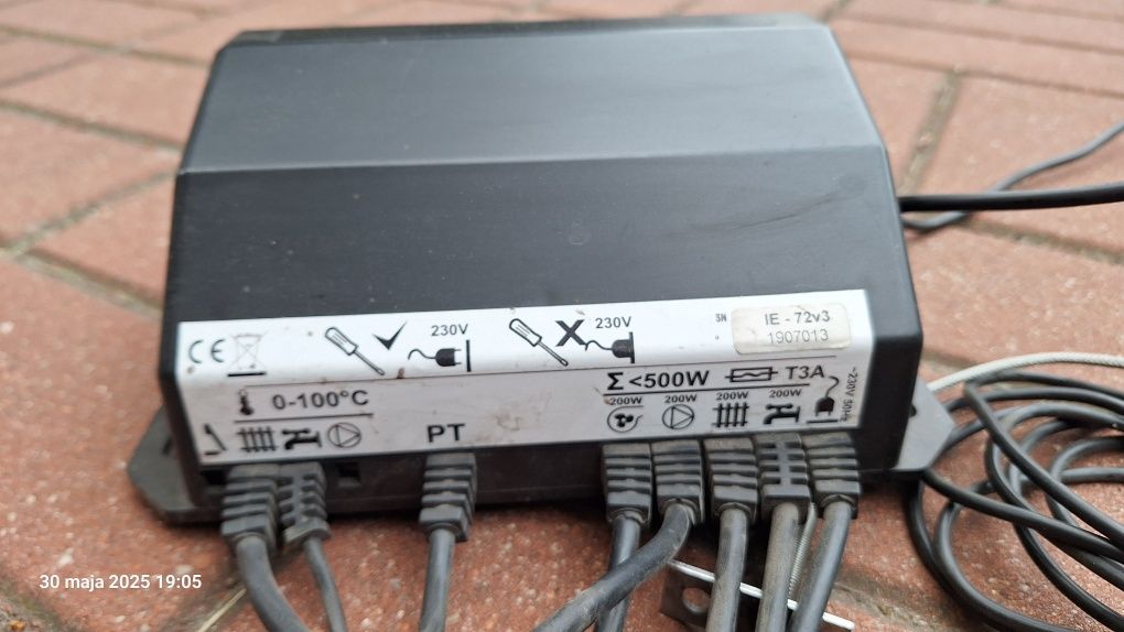 Sterownik pieca IE-72v3 plus czujnik spalin