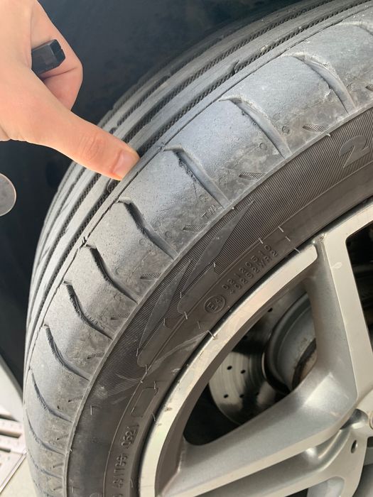 Шины разноширокие