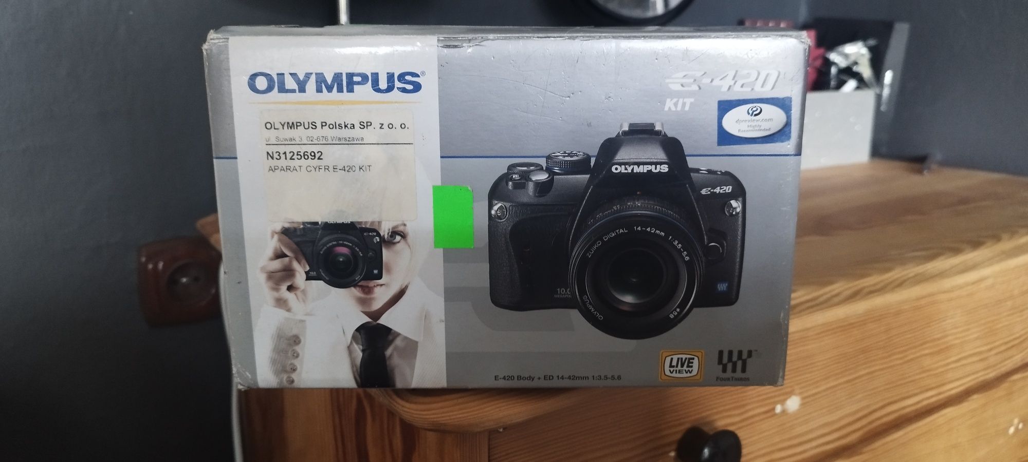 Olympus e420 kit 10mp
