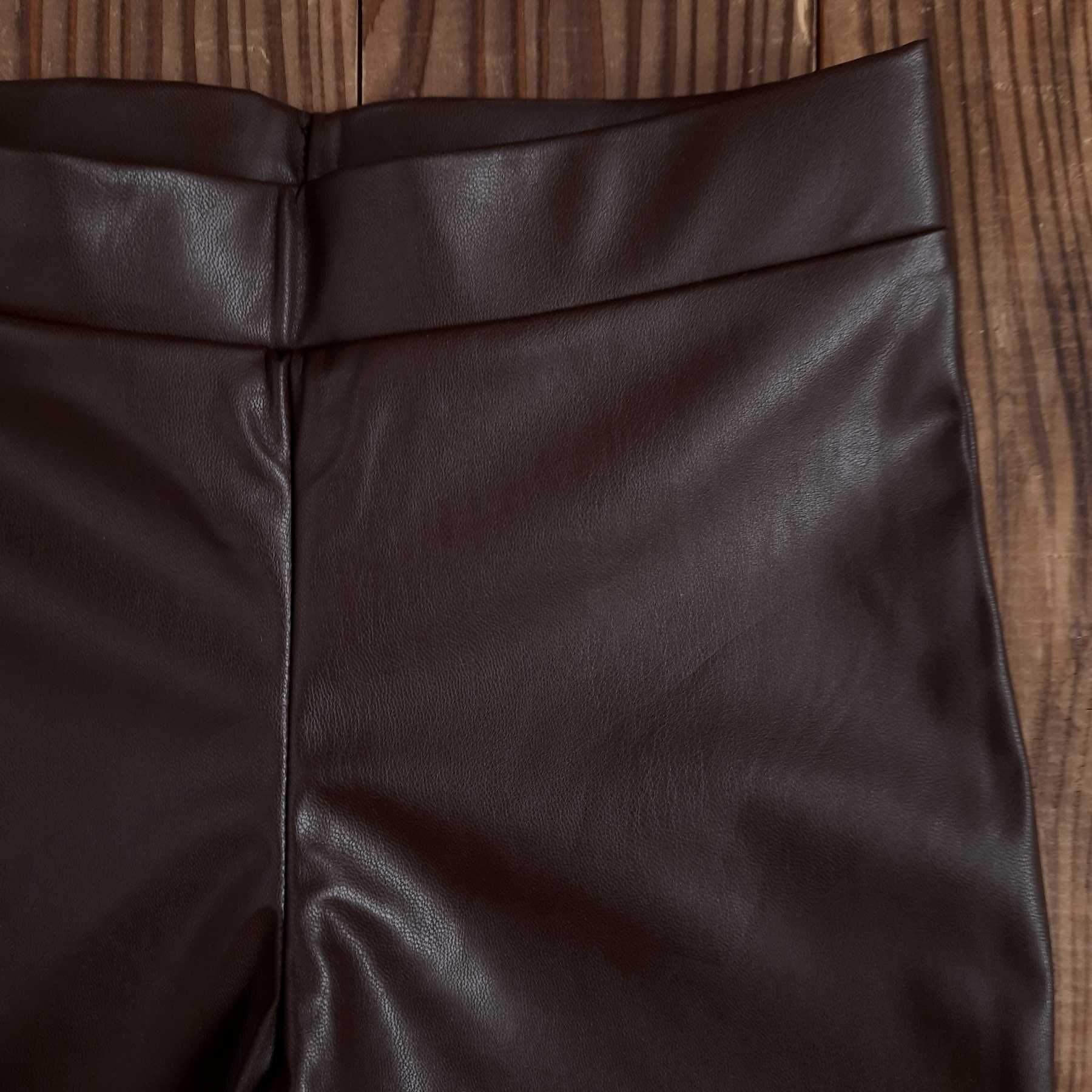 Нові шкіряні штани H&M на 9-10 років. 140 кожаные  штаны брюки