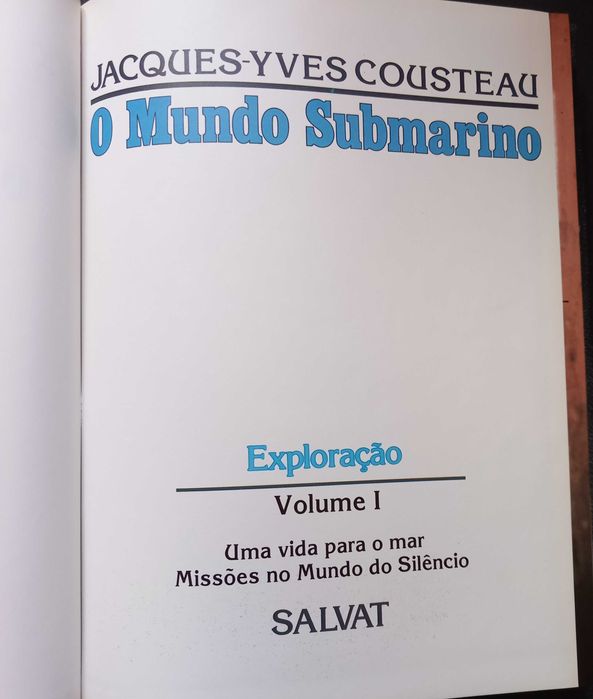 O Mundo Submarino de Jacques Costeau - vol 1 e 2 - portes incluídos