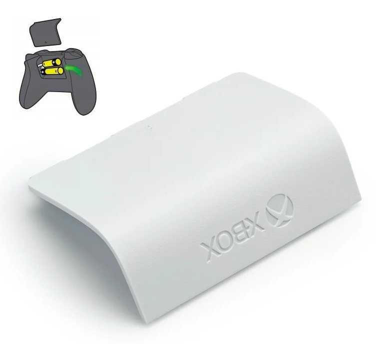 Biała Oryginalna klapka baterii do pada Xbox Series *Serwis Video-Play