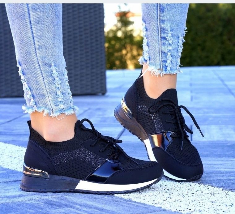 36 37 38 tenisówki 39 40 41 Adidasy sneakersy sportowe z wstawkami lat