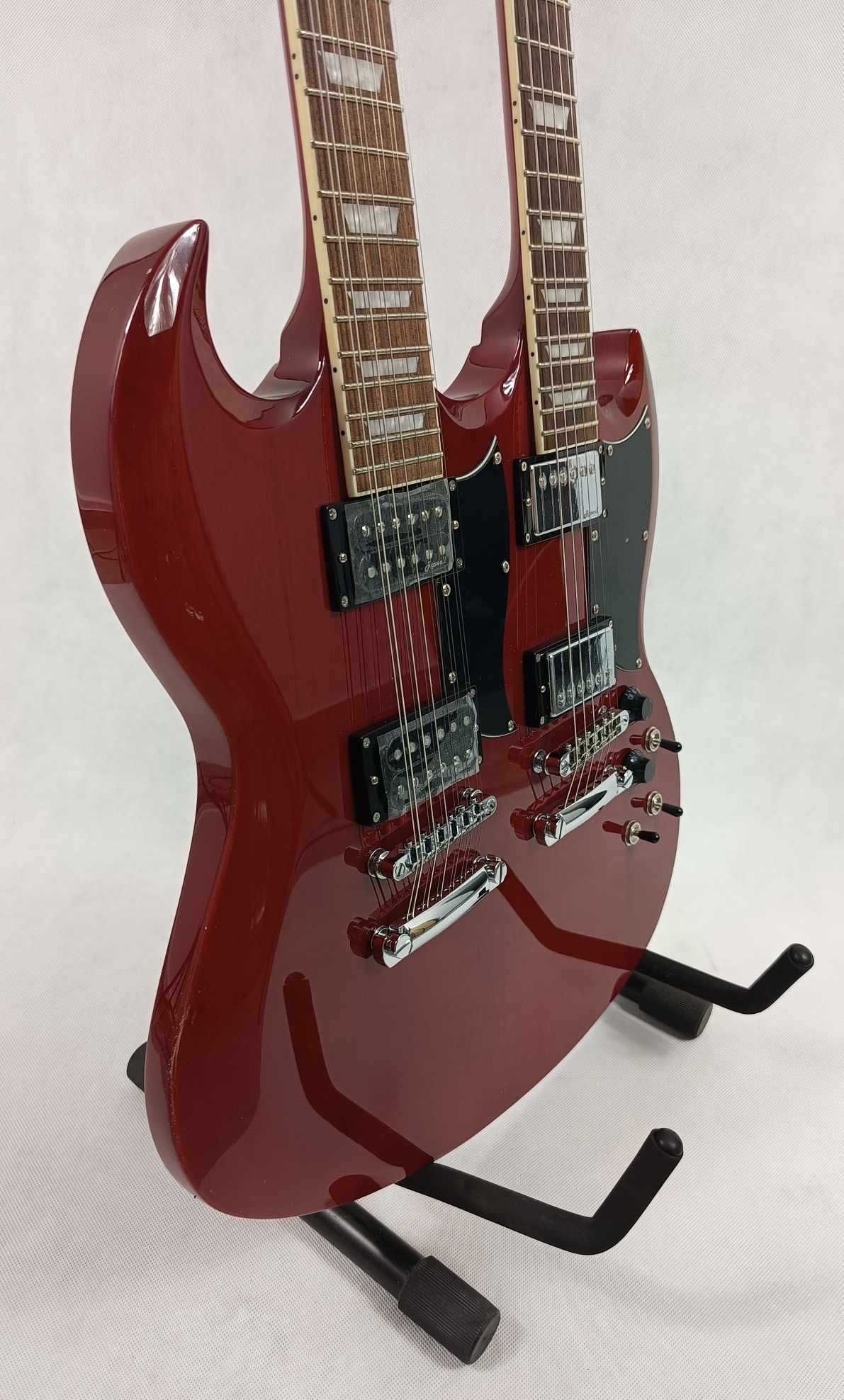 Gitara elektryczna Harley Benton DC-Custom 612 Cherry-typ SG