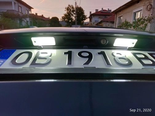 Фонарь лед для номерного знака Audi A3 S3 A4 S4 B6 A6 S6 A8 S8 Q7