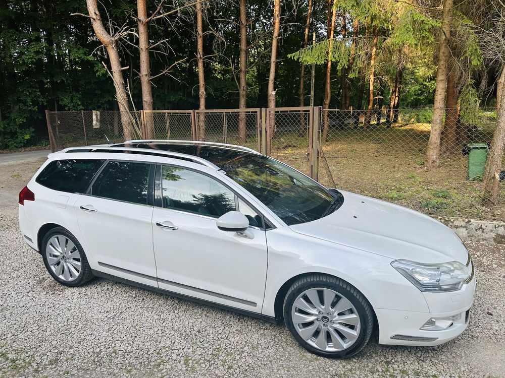 Citroen C5 3.0 V6 panorama bialy