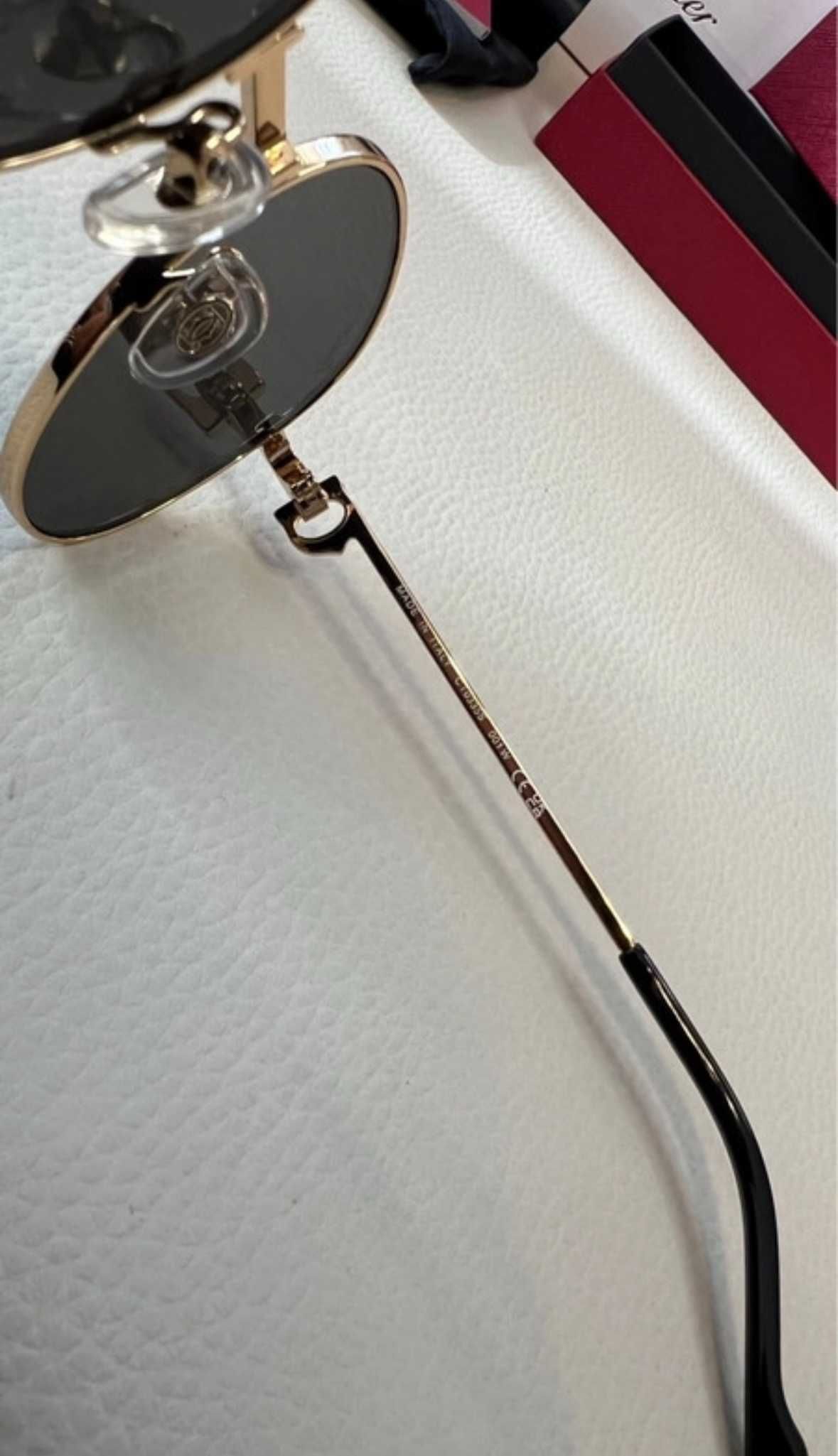 Okulary przeciwsłoneczne Cartier okrągłe