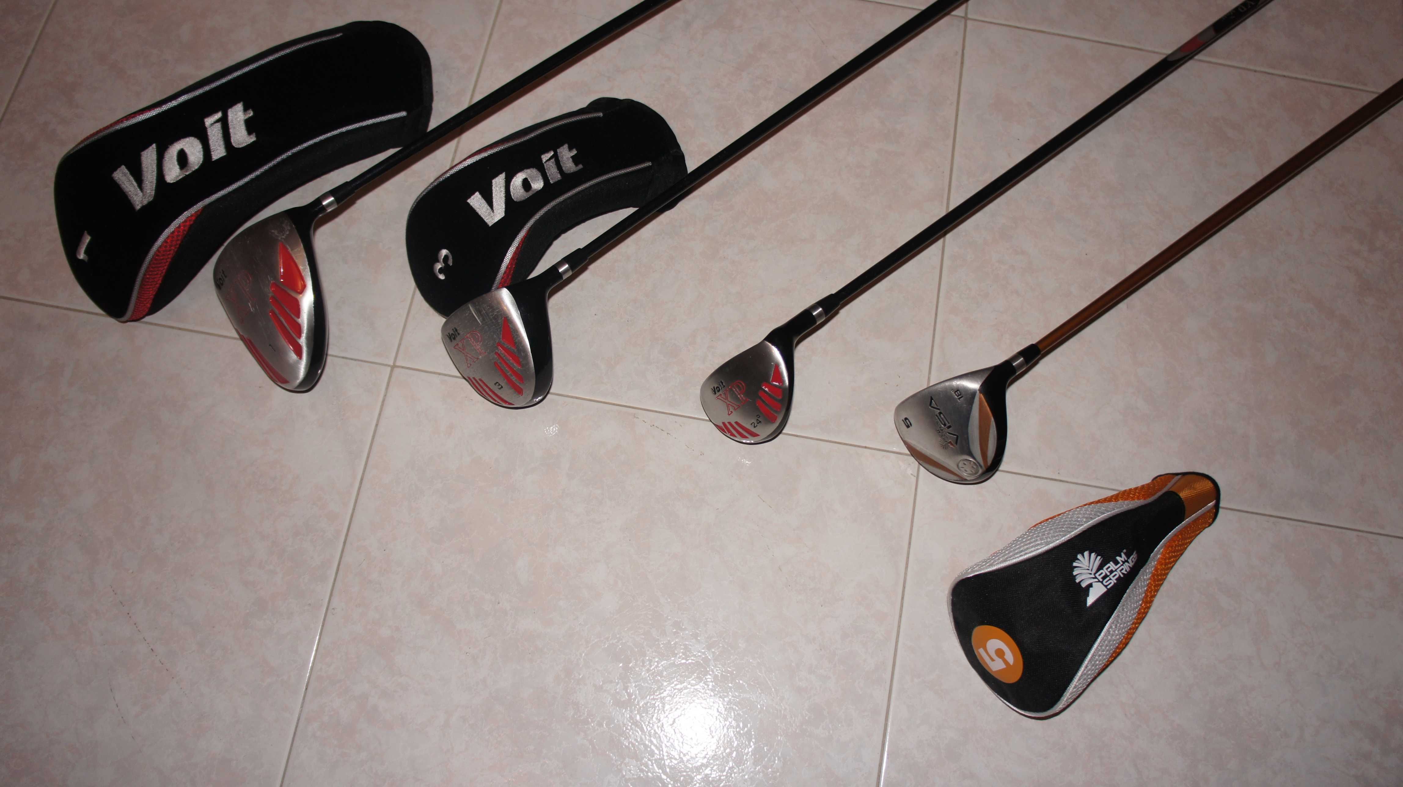 BOM Conjunto Golfe com hastes em GRAFITE, costumizado, Saco faz tripé