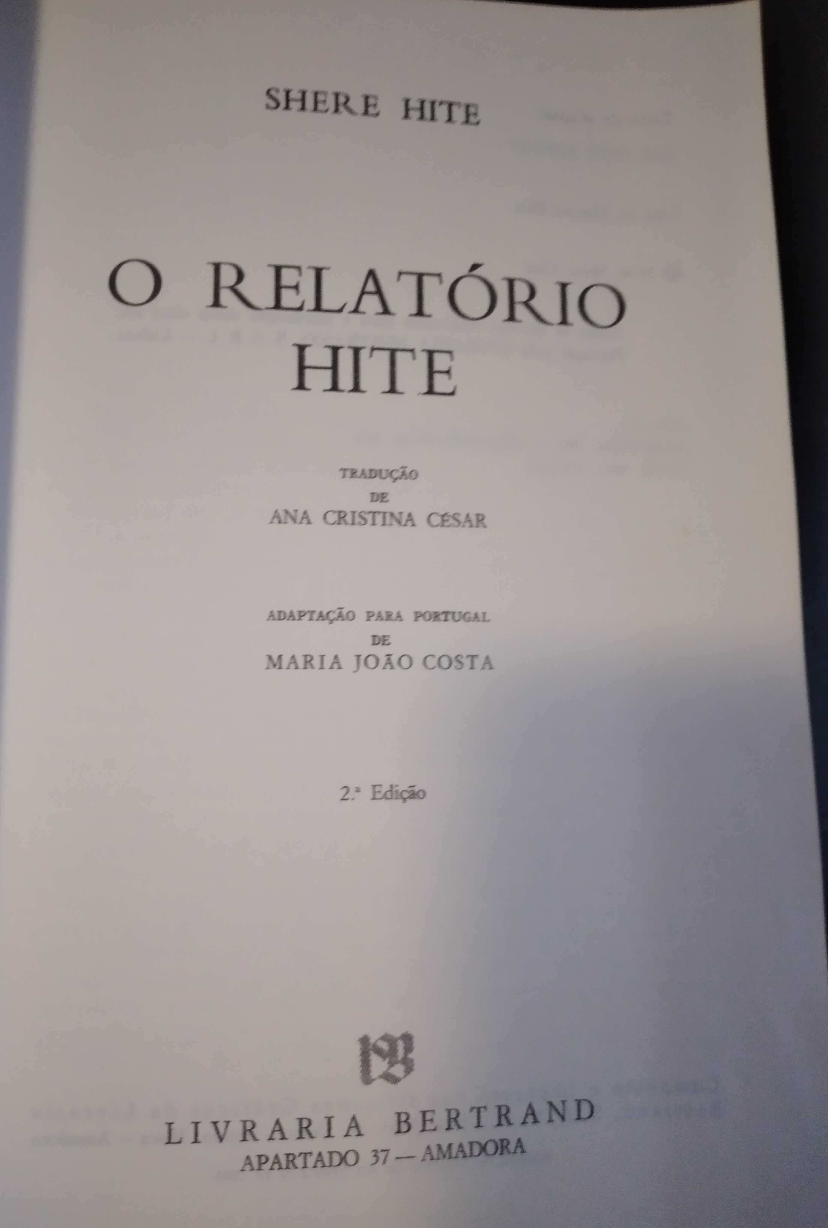 RELATÓRIO HITE -  Shere Hite - Um profundo estudo s/ sexualid.feminina