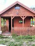 Domek drewniany letniskowy do przeniesienia