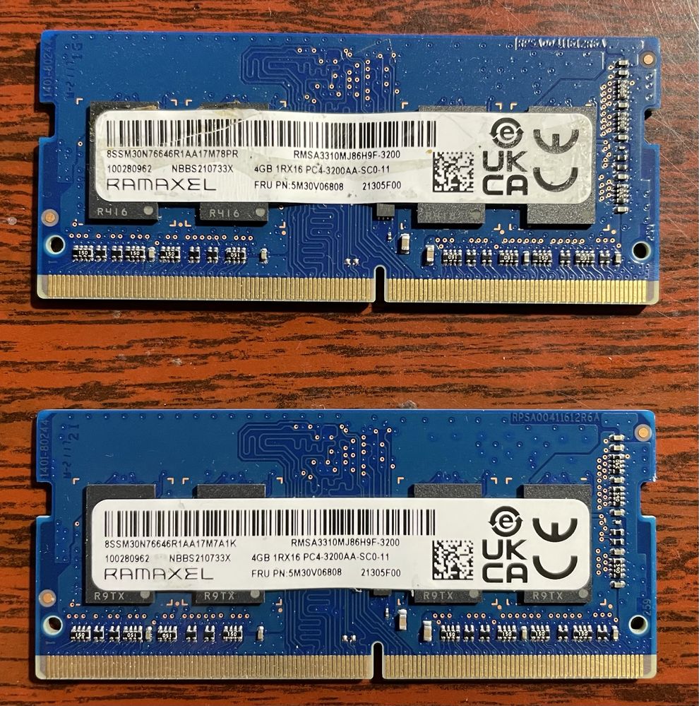 Оперативна пам'ять для ноутбука 8Gb (2x4Gb) DDR4