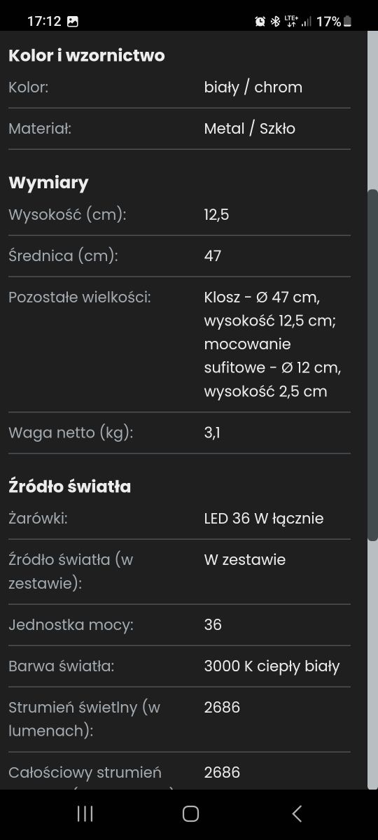 Sprzedam nowe lampy