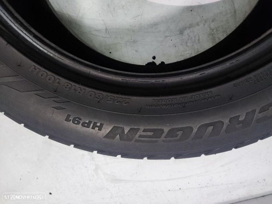 2 pneus semi novos 225-60r18 kumho - oferta dos portes