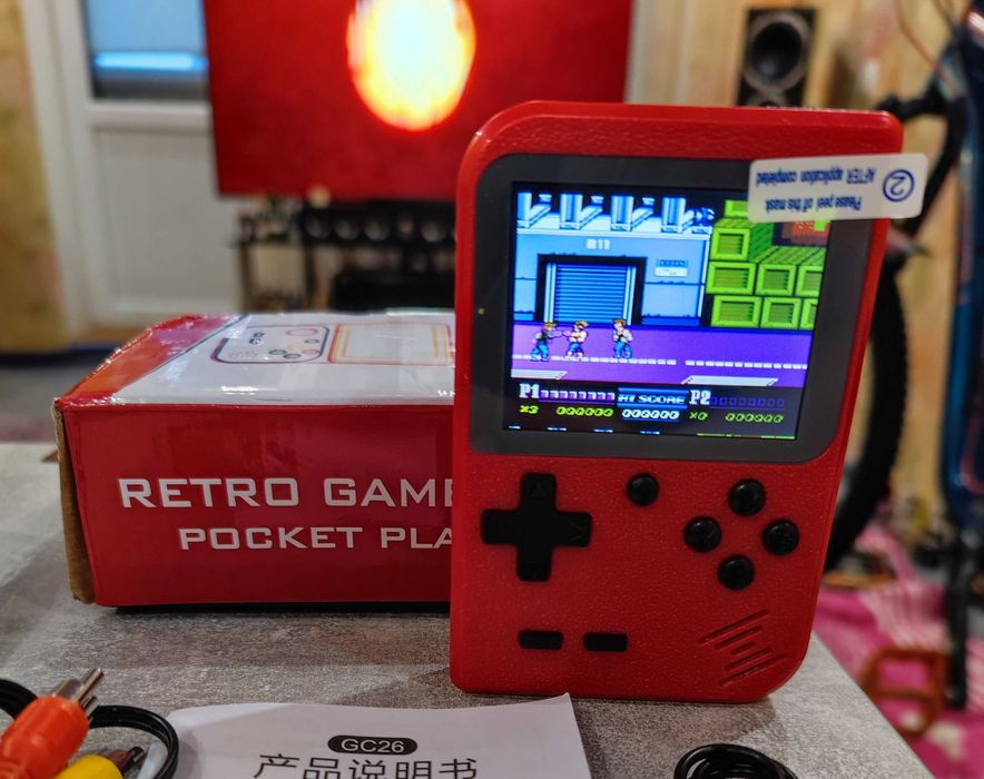 Ретро портативна міні консоль для відеоігор, 8-біт. 400 ігор.