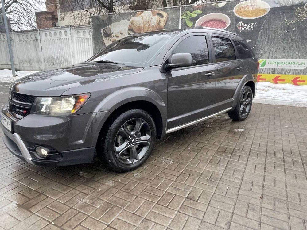 Dodge Journey Crossroad 2018 Gray 3.6L vin: 3C4PDDGG5JT522981