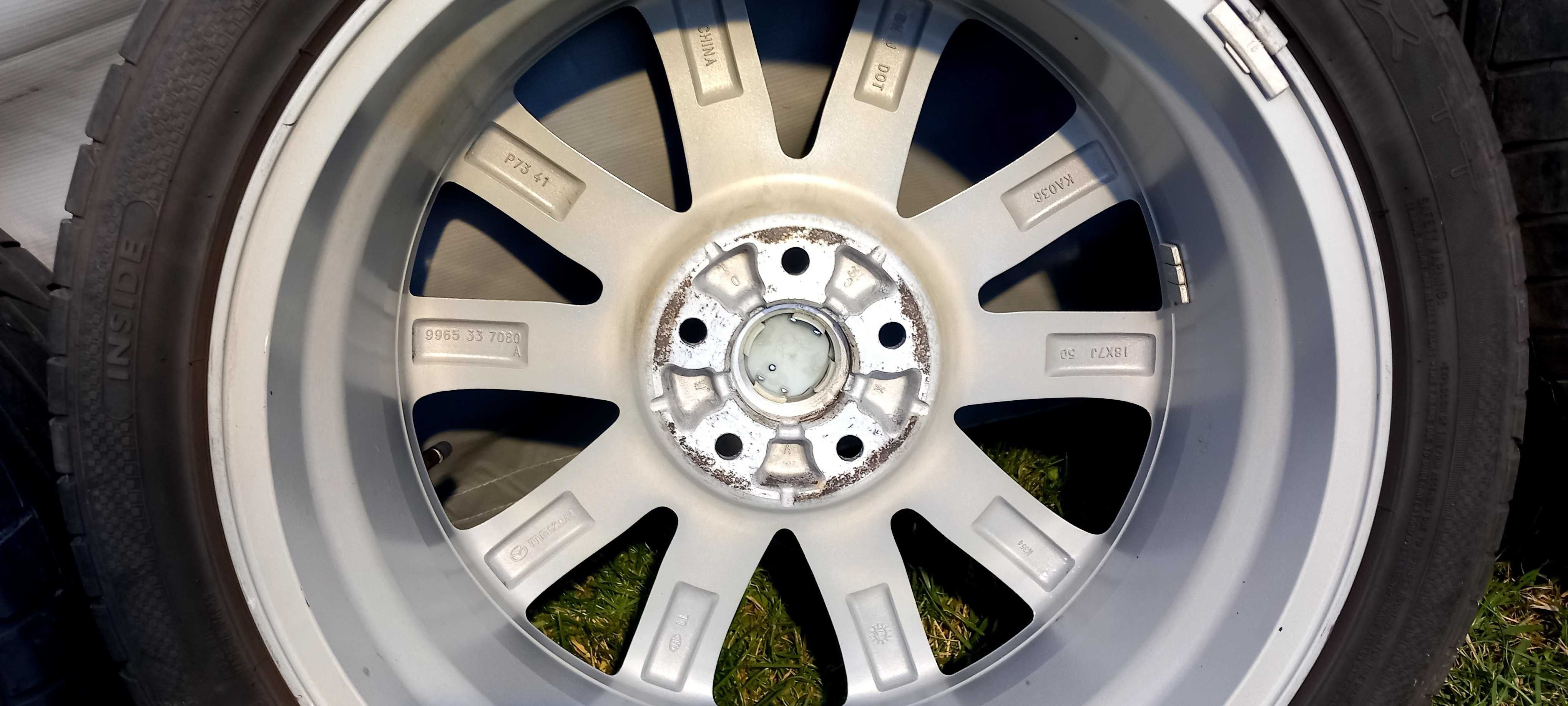 Koła oryginał MAZDA 3/5  7Jx18, 5x114.3, 67.1mm, ET50+DUNLOP 215/45R18