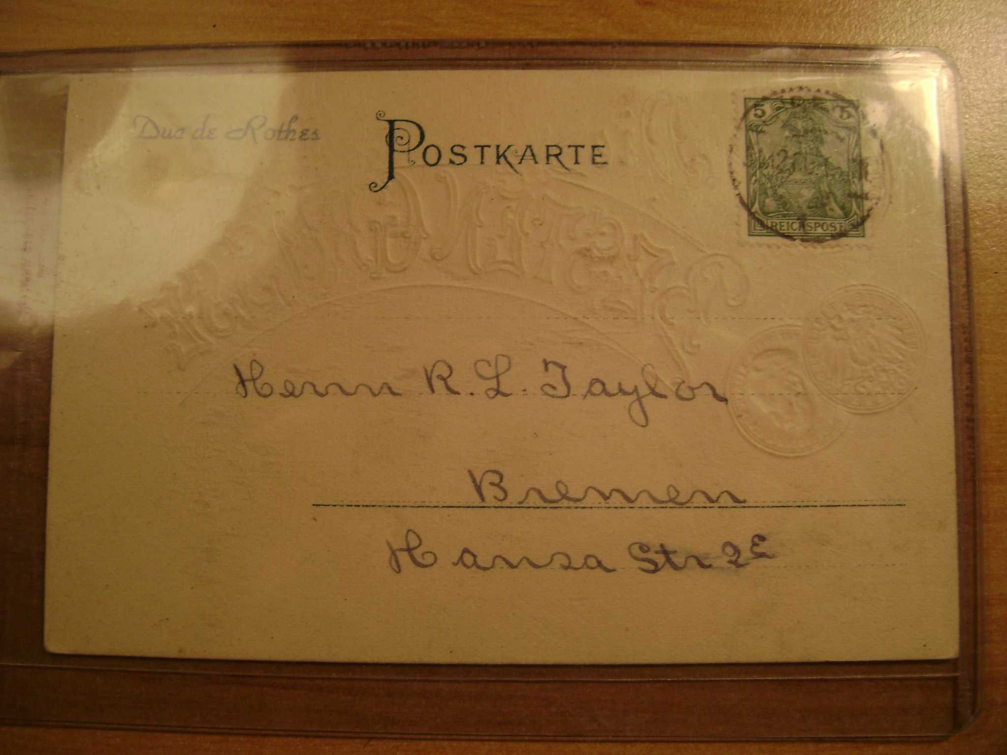 Starocie z PRL - Stare pocztówki = UNIKAT niemiecki
