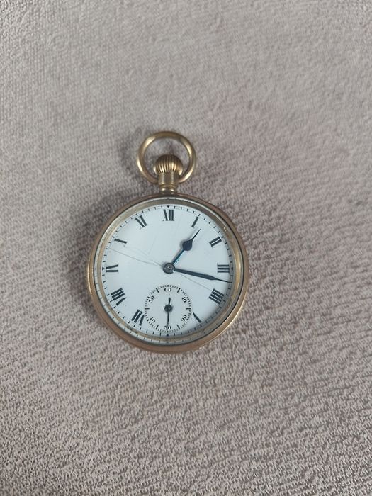 Zegarek kieszonkowy octava watch switzerland koperta elgin pozłacana