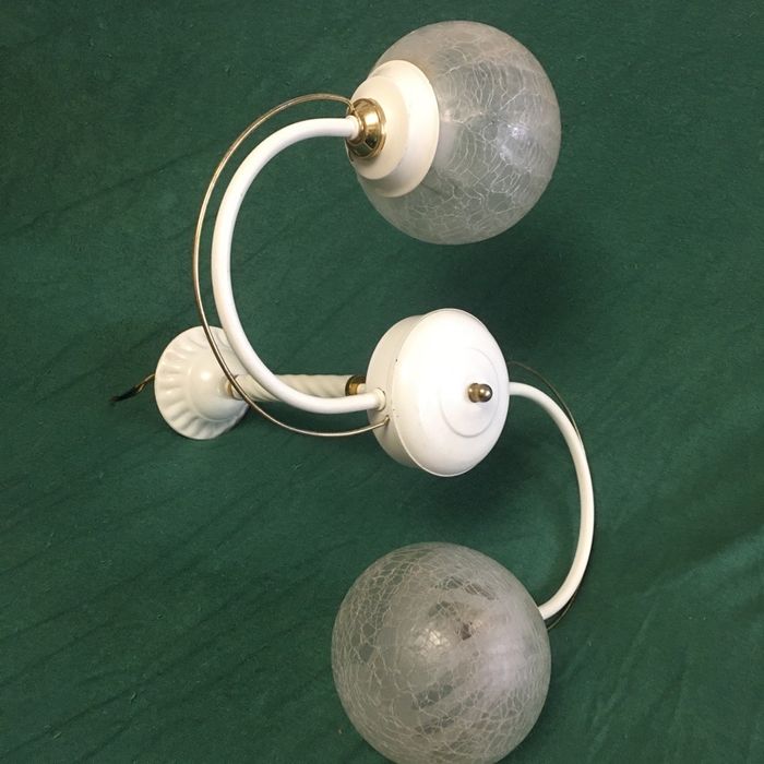 Стельова люстра на два плафони. Польща