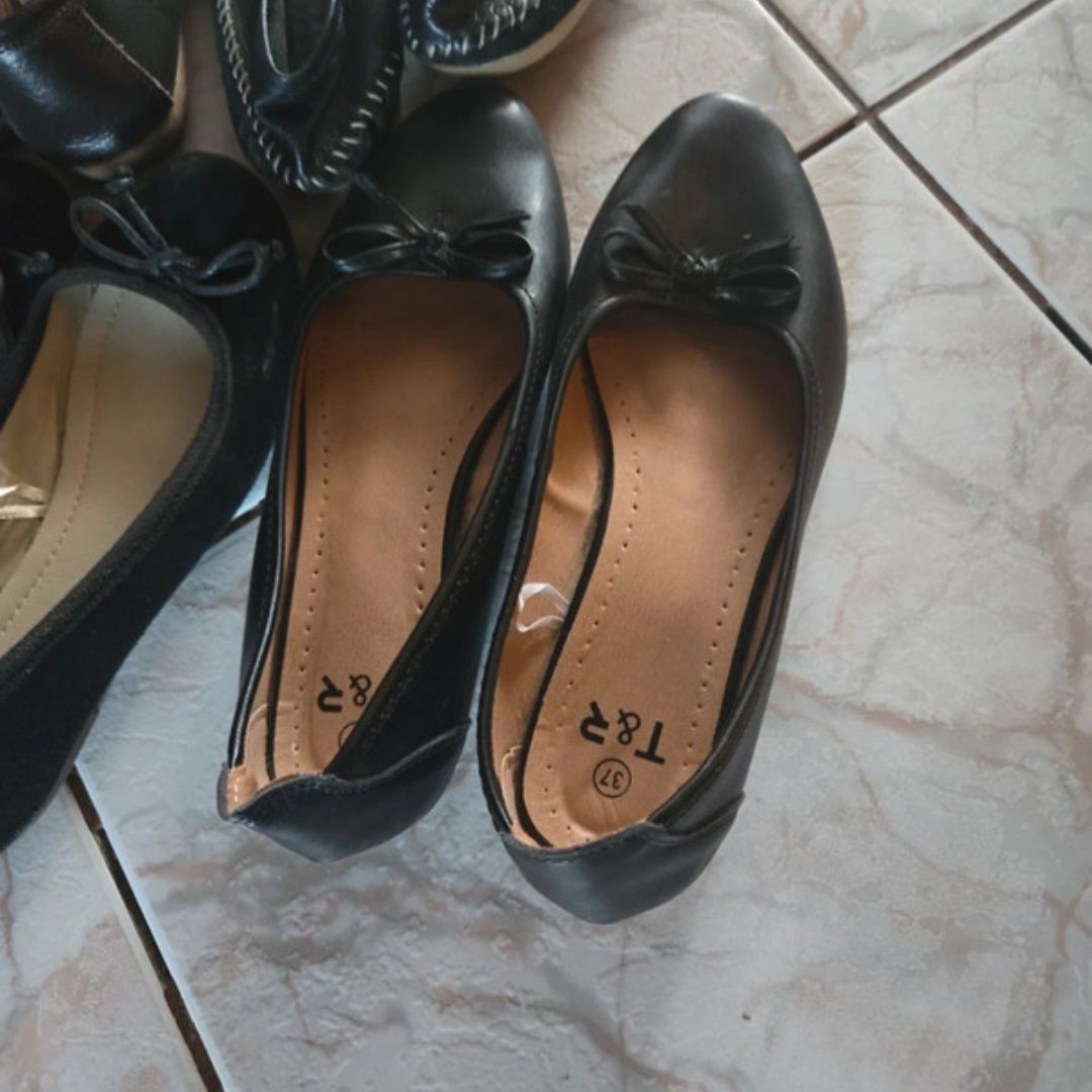 Baleriny ze skóry 6 par buty