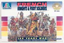 Солдатики Italeri French Knights and Soldiers 1:32 (6фігур+коні)