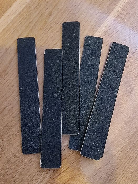 Nowy zestaw pilników 10 sztuk pilnik pilniczek 80/100 czarny manicure
