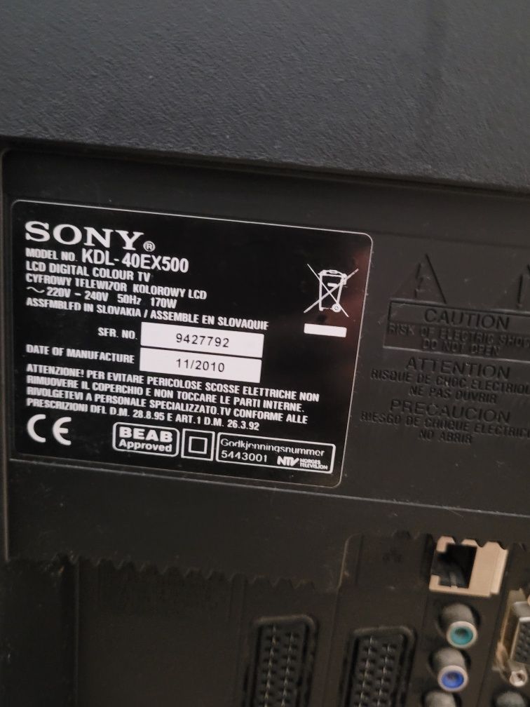 Telewizor Sony Bravia 40 cali