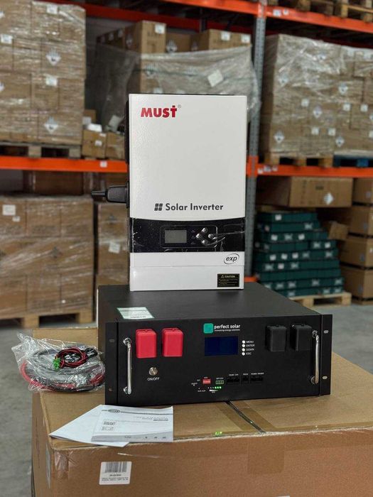 Комплект резервного живлення Must 6 kW + LiFePO4 5 kW