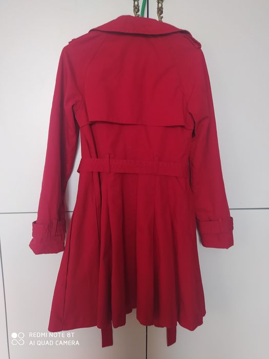 Warehouse czerwony prochowiec, rozmiar S