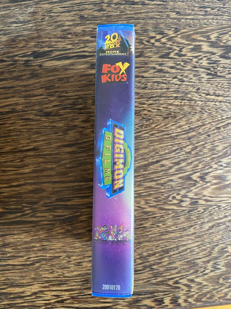 Cassete VHS Digimon filme