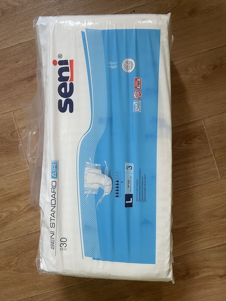 Підгузки для дорослих Seni standard air нові