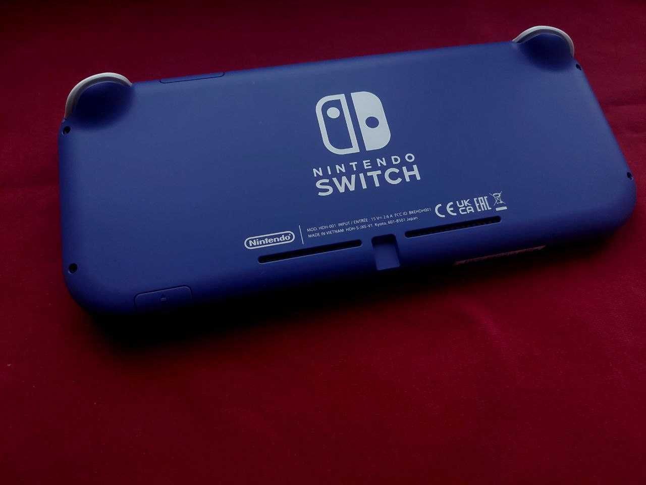 Nintendo Switch Lite(не чіпована)+Ігри,Скло,SD128gb,Накладки на стикі