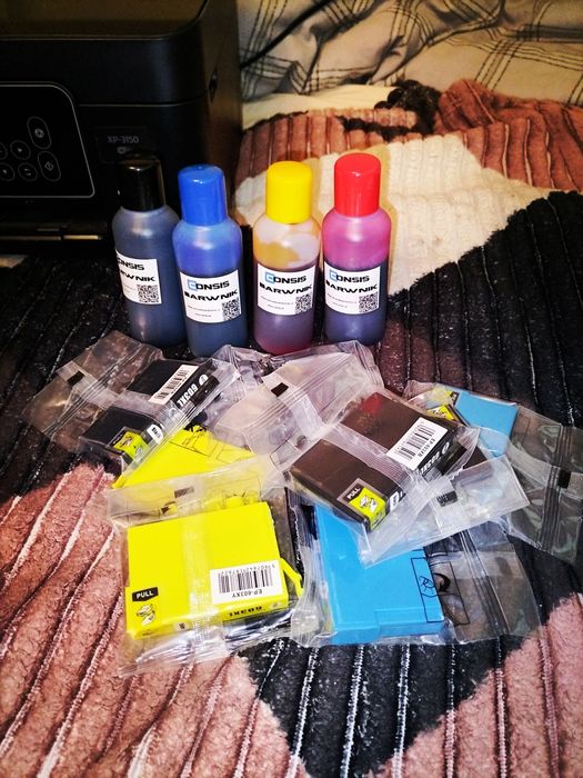 Sprzedam tusz do drukarki   Epson XP-2100, XP-2105, XP-2150, XP-2155,