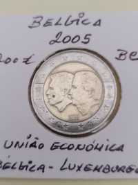 Moeda 2,00 euros Bélgica 2005