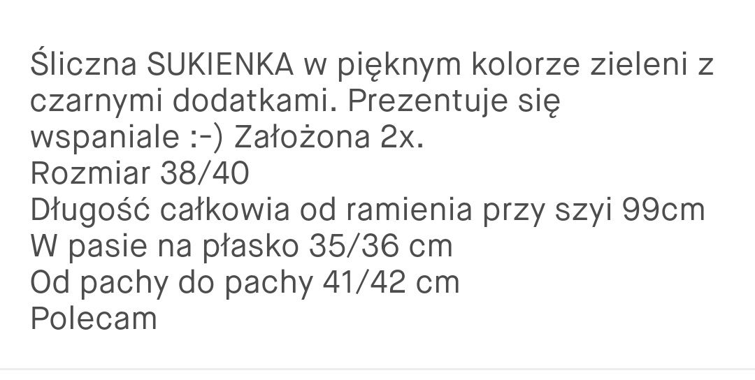 Sukienka na wesele, komunię r.40, L