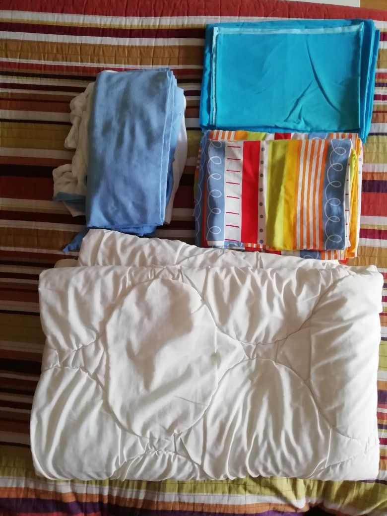 1 Edredão  1,90x1,35 com 2 capas