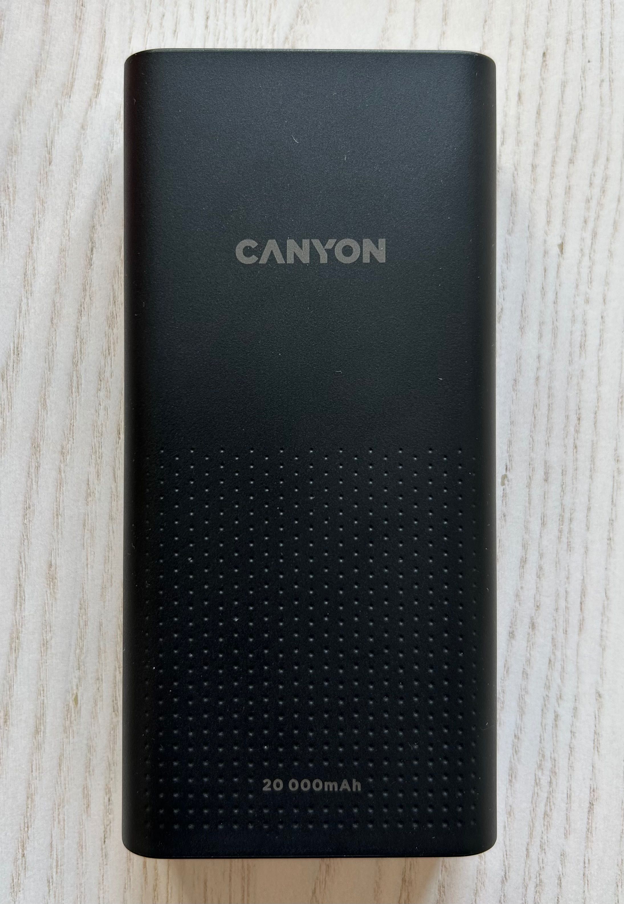 Павербанк УМБ Canyon Power Bank 20000 mAh PB-2001 Black