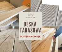 Deska Tarasowa 28x145, ryflowana- modrzew
