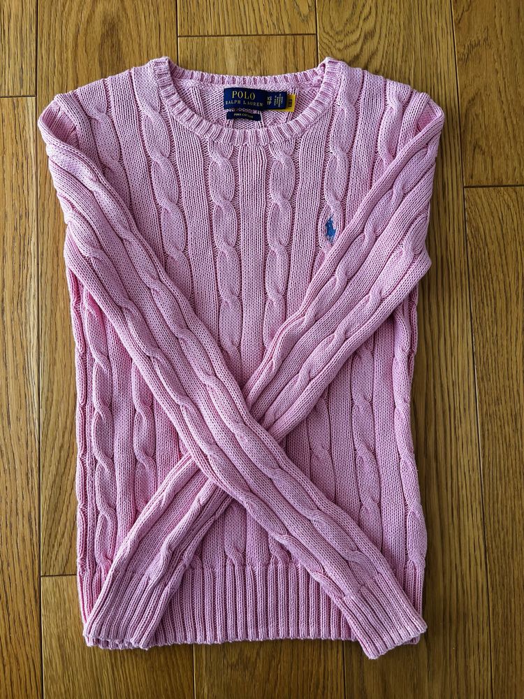 Różowy sweterek Polo Ralph Lauren