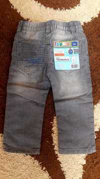 Штаны, утепленные, джинсы, штанишки, штанці, фирма Lupilu