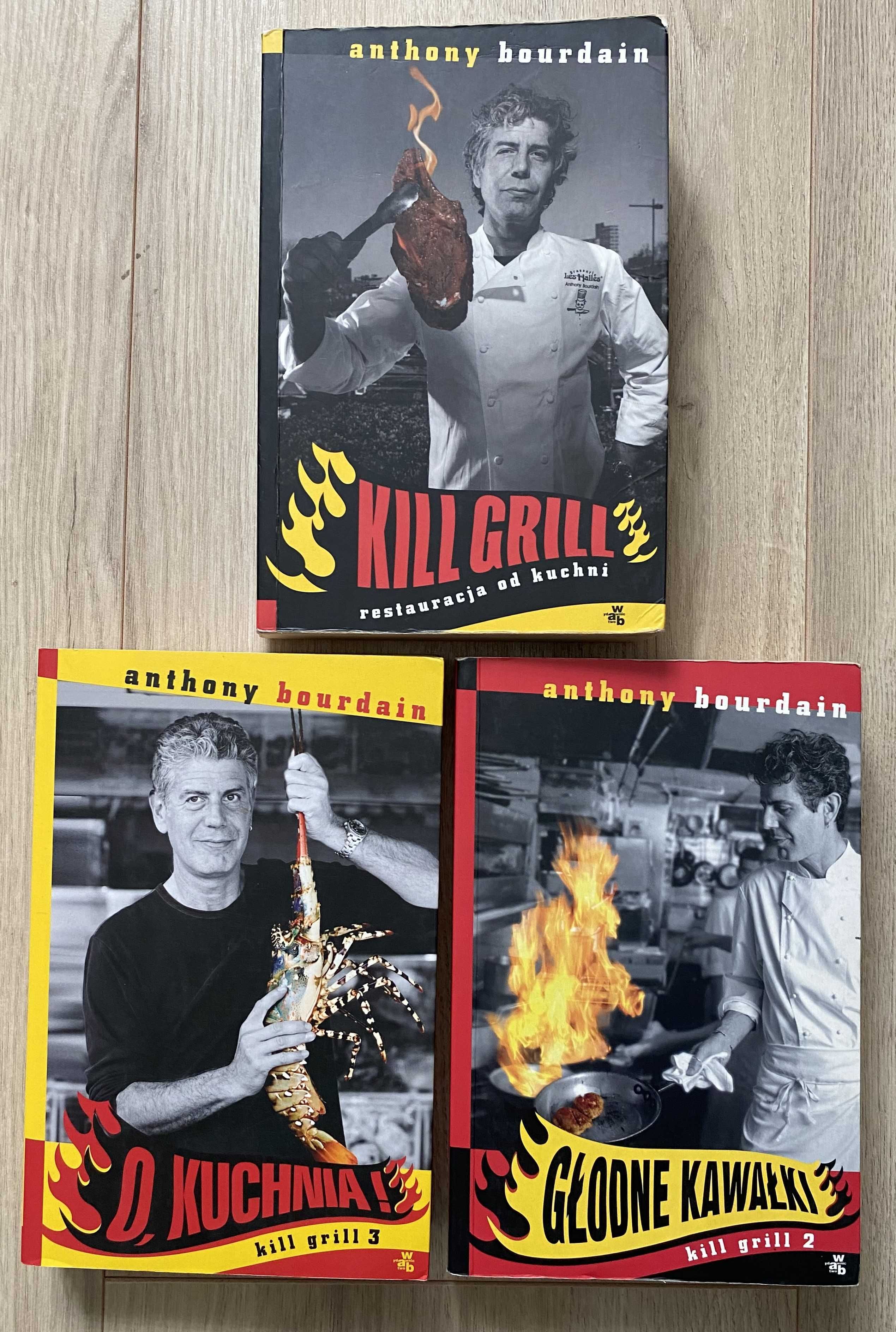 Kill Grill 1, 2, 3 Anthony Bourdain zestaw 3 szt