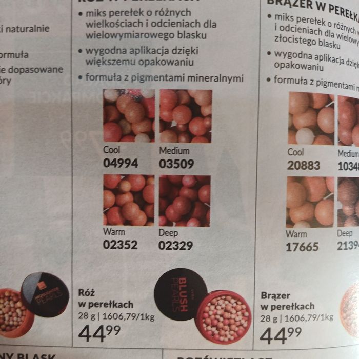 róż w perełkach cool avon