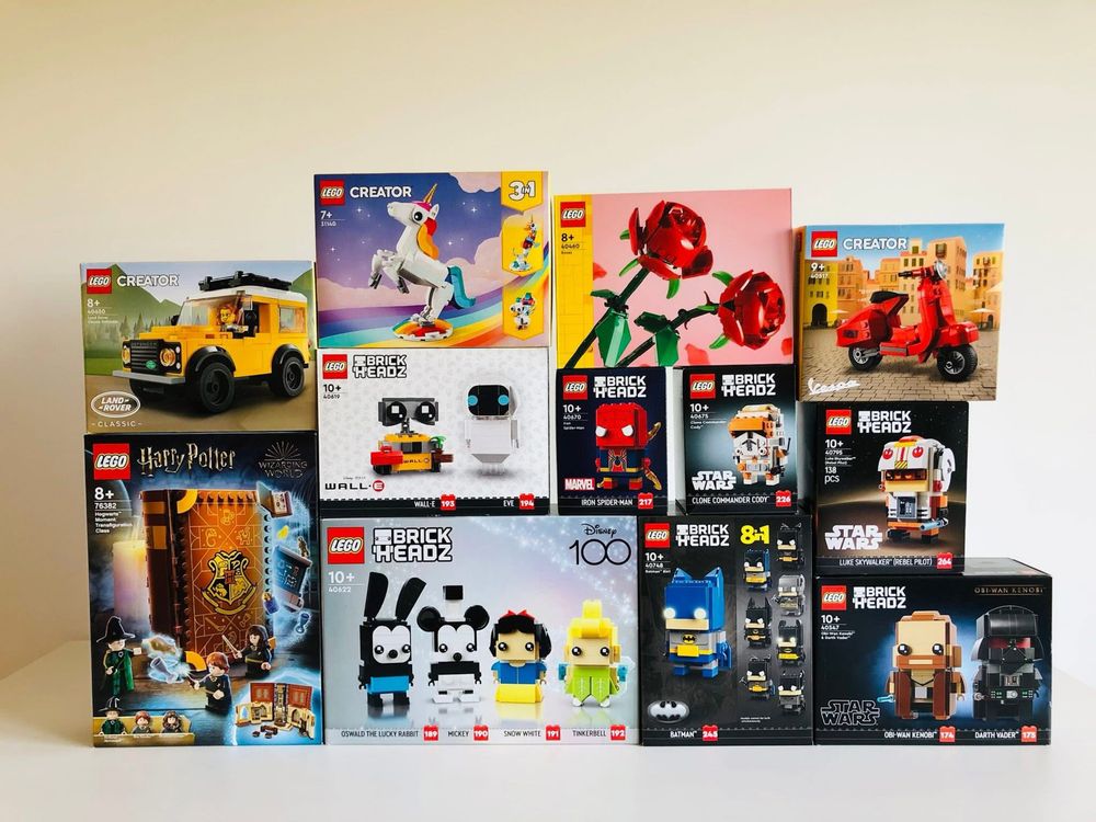 Lego Creator BrickHeadz Speed Champions Vários (NOVOS SELADOS)